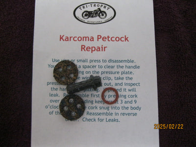 Karcoma Petcock Rebuild Kit # TT10021 NEW w/o Tool, Sold Separately