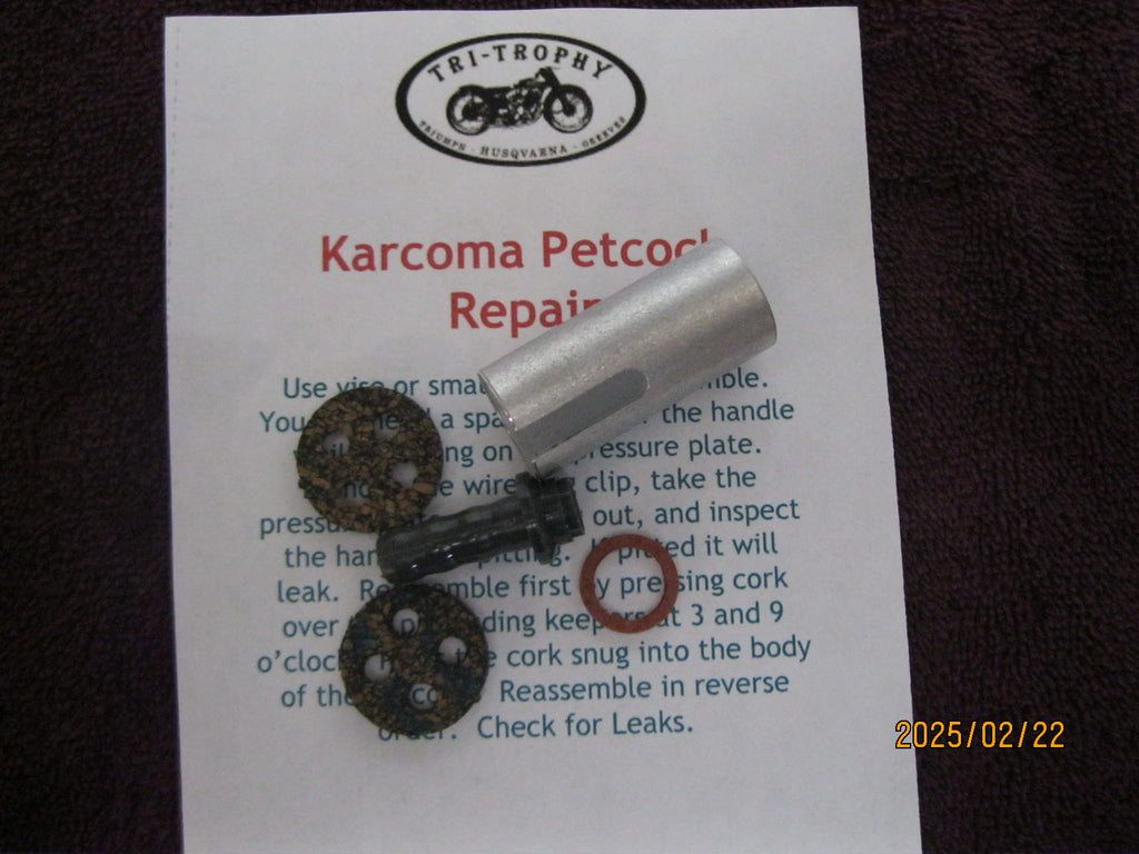 Karcoma Petcock Rebuild Kit # TT10021 NEW WITH TOOL
