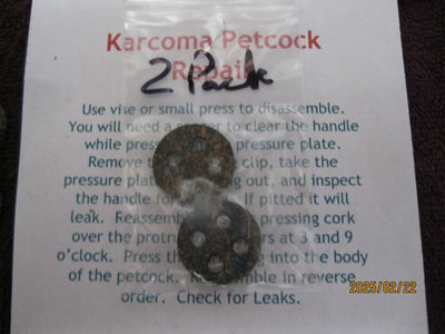 Karcoma Petcock Rebuild CORK GASKET DISK Replaces Vintage Paper/Rubber