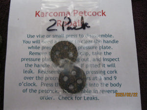Karcoma Petcock Rebuild CORK GASKET DISK Replaces Vintage Paper/Rubber