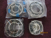 1980-1988 Transmission 4 Bearing Set, Clutch and Sprocket Shafts: Left and Right