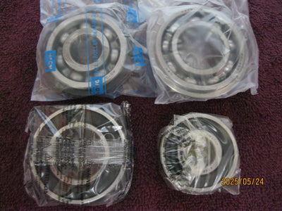 1980-1988 Transmission 4 Bearing Set, Clutch and Sprocket Shafts: Left and Right