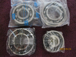 1980-1988 Transmission 4 Bearing Set, Clutch and Sprocket Shafts: Left and Right
