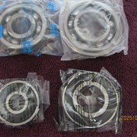 1972-1979 Transmission 4 Bearing Set, Clutch and Sprocket Left Std and Right 6301 6204