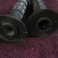 76-88 Husqvarna MAGURA 7/8" Grips Throttle & Clutch Waffle Pattern ORIG NEW
