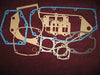 1976 1977 Husqvarna AUTOMATIC AUTO 360 GASKET SET 16-19-802-01