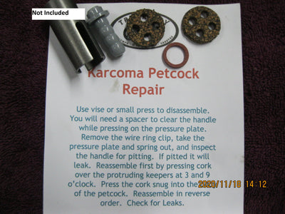 Karcoma Petcock Rebuild Kit # TT10021 NEW WITH TOOL