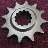 1980-1988 Husqvarna 12T COUNTER SHAFT SPROCKET 12 Tooth, 12 Spline 16-12-693-03