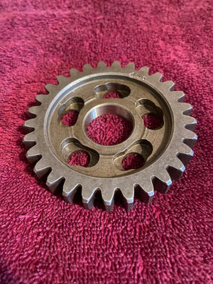 1975-1980 & 1982 Husqvarna 2nd Gear L/S 29 teeth Flat Back 16-12-453-01 NOS