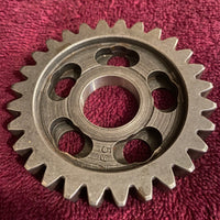 1975-1979 Husqvarna 2nd Gear on L/S 28 teeth Flat Back 16-12-597-01 NOS