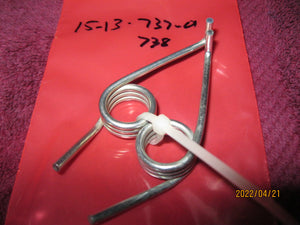 Husqvarna FOOTPEG SPRING Set of L&R 151373701 151373801 ORIG NEW