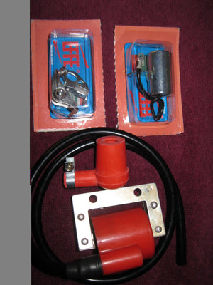 1969 to 1975 TUNEUP KIT: FEMSA POINTS, CONDENSOR and COIL REPRODUCTIONS