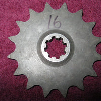 1974-1979 Husqvarna NOS 16T COUNTER SHAFT SPROCKET 16 Tooth, 8 Spline 16-12-471-07