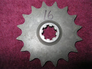 1974-1979 Husqvarna NOS 16T COUNTER SHAFT SPROCKET 16 Tooth, 8 Spline 16-12-471-07