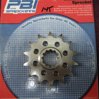 1980-1988 Husqvarna 14T  COUNTER SHAFT SPROCKET 14 Tooth, 12 Spline 16-12-693-05