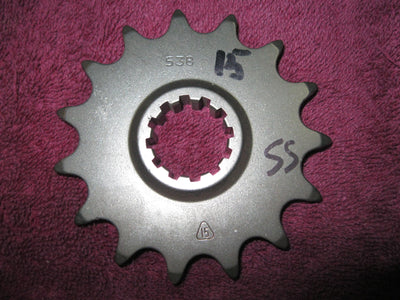 1980-1988 Husqvarna 15T COUNTER SHAFT SPROCKET 15 Tooth, 12 Spline 16-12-693-06