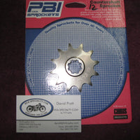 1974-1979 Husqvarna 12T COUNTER SHAFT SPROCKET 12 Tooth, 8 Spline Replaces 16-12-471-03